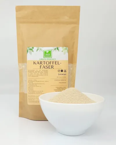 Kartoffelfasern 500g von der Grünen Essenz - Verdickungsmittel für Brot, Kuchen 