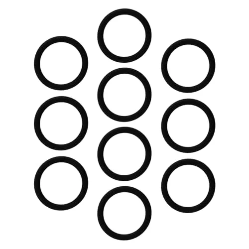 LT Easiyl 10pcs Auto Kühler Dichtungsring Getriebe Ölkühler Leitung Rohr Dichtungsring Fluoror Gummi Dichtung O Ring 17211742636 Kompatibel mit BMW E31 E36 E38