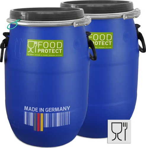 plasteo® 30 Liter Deckelfass Set von plasteo