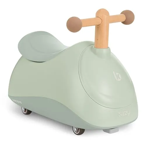 KikkaBoo Baby Aufsitzfahrzeug SIZZY, Rutschauto für Kinder - Kinderfahrzeuge, sicheres Rutschauto mit 360° Mobilität und ergonomischem Design, ideal für motorische Entwicklung und aktives Spielen für 1- bis 3-Jährige.