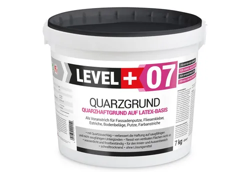 Level+ Haftgrund LEVEL+ Quarzgrund Grundierung Putzhaftgrund Holz OSB L+07 - 7KG