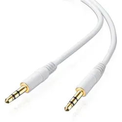 conecto 2 m Stereo-Aux-Kabel 2-mal 3,5-mm-Stecker Klinke vergoldet Ultraslim-D Audio-Kabel