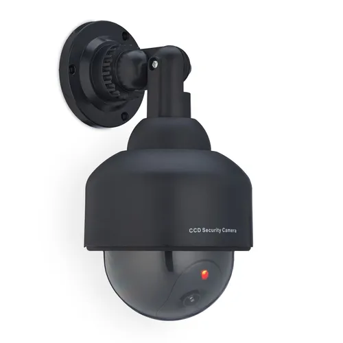 Kamera Dummy Kameraattrappe blinkend Fake-Sicherheitskamera Fake-Kamera 2 x