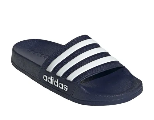 adidas Badeschuhe Adilette Shower dunkelblau/weiss Kinder - 1 Paar, Größe Euro (US): 33 (1)