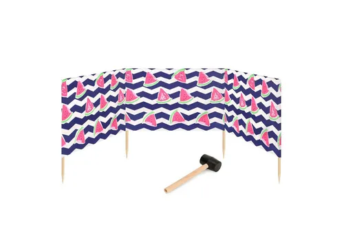 Garronda Windschutz Strand Sichtschutz 4m lang mit Gummihammer GAEX001