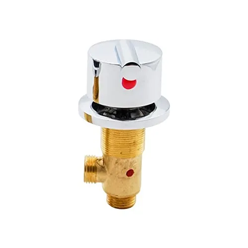 AFUDER Wasserhahn Badewanne Badewannenmischer Duscharmaturen Badezimmer Wasserhahn Kaltes Heißes Wasser Massives Messing Mischventil Hahnloch Blattgriff Mischer