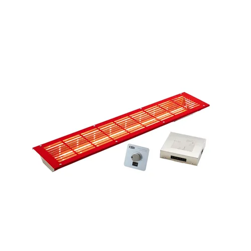 Infraworld VITALlight-IPX4 Infrarotstrahler-Set 500W rot mit Easy Control - Sonstiges Saunazubehör: Vollspektrumstrahler mit IPX4 Schutz, ideal für Saunen, inklusive einfacher Steuerung und 4m Anschlusskabel für flexiblen Einsatz.