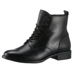 Tamaris Stiefelette schwarz 36 EU - Wanderschuhe in Größe 36 EU, aus hochwertigem Leder, mit 2 cm Absatzhöhe für optimalen Tragekomfort und Stil.