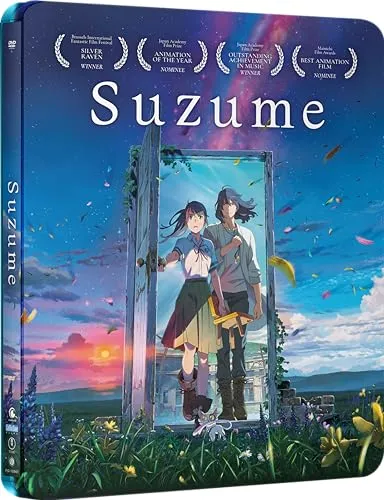 Suzume - The Movie - Steelbook - [DVD] Limited Edition - Limited Edition Steelbook, beeindruckende Sammleredition für Filmfans, freigegeben ab 12 Jahren.