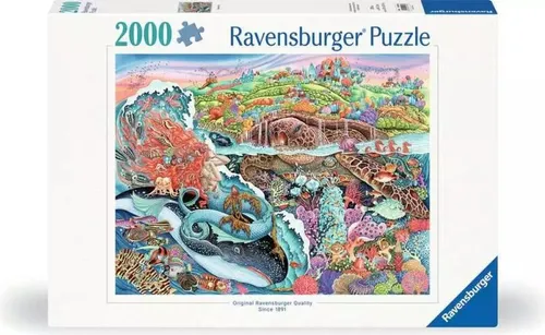 Ravensburger Thalassic Tale Puzzle 2000 Teile - Klassisches Puzzle mit einzigartigem Design von Sveta Dorosheva, ideal zur Förderung von Entspannung und logischem Denken – perfekt für Puzzle-Liebhaber ab 14 Jahren.