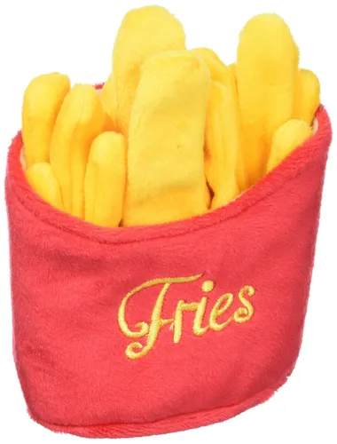 P.L.A.Y American Classic Dog Plush and Squeaker Food Toy Frenchie Fries