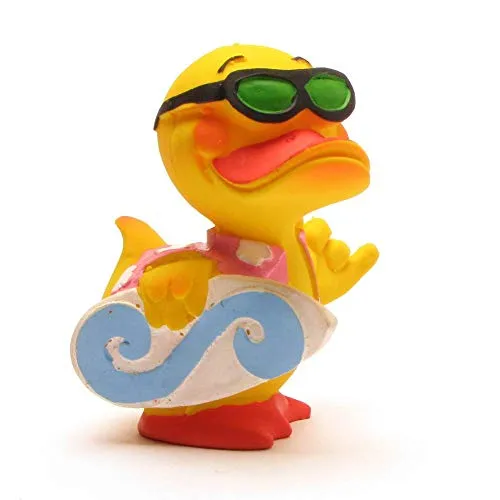 DUCKSHOP I Surfer Badeente I Quietscheentchen I L: 7 cm