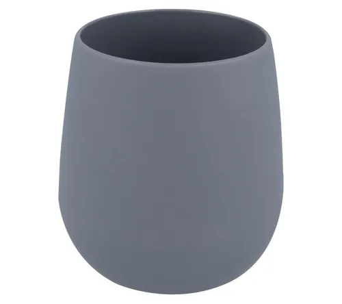 PARSA Beauty Zahnputzbecher Pure in grau– Dekorativer Zahnbürstenhalter für stilvolle Mundpflege