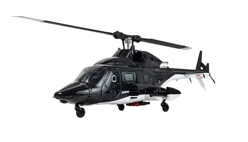 Amewi Helikopter AH-64D Apache RTF - MODELLBAU - Elektro Brushless Helikopter, bereit zum Fliegen (RTF) und ideal für Einsteiger und Fortgeschrittene.