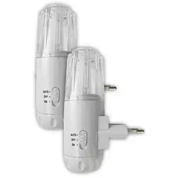 Bundle 3in1 Nachtlicht 2 x 80024 - Kinderlampen mit drei Funktionen: sanftes Nachtlicht, Schlafhilfe und beruhigende Projektionen für eine entspannte Nacht.
