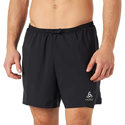 Odlo Essential 2 in 1 ECO Herren Laufshorts - Schwarz - XXL - Laufbekleidung mit 2-in-1-Funktion für optimalen Komfort und Bewegungsfreiheit während Ihrer Läufe.