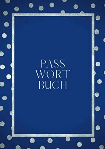 Passwort Buch - A5 - Notizbuch für Passwörter - zweispaltiger Organizer - 100 Seiten - FSC Papier: Passwortbuch - Papierqualität 90 g/m² - Passwort Manager analog
