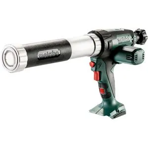 Metabo Kartuschenpresse KPA 18 LTX 400 - Akku 18V, elektrisch für präzise Dosierung - Akku-Kartuschenpistolen, stufenlose Vorschubmechanik für exakte Dosierung und integrierte Druckentlastung verhindert Nachtropfen.
