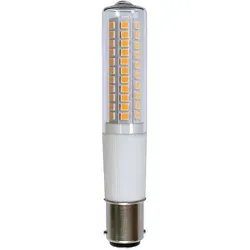 LED Leuchtmittel Röhre T18 8,5W = 80W B15d klar echte 1100lm warmweiß 3000K 360°