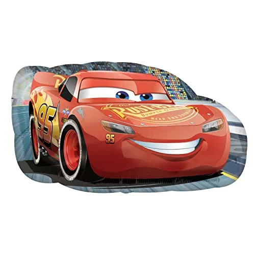 FOLIENBALLON LIGHTNING MCQUEEN 76 X 43 CM SUPER SHAPE LUFTBALLON FOLIEN-BALLON