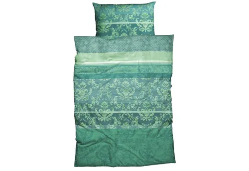 Casatex Bettwäsche Barock Biber smaragd 155x220 cm in grün von CASATEX