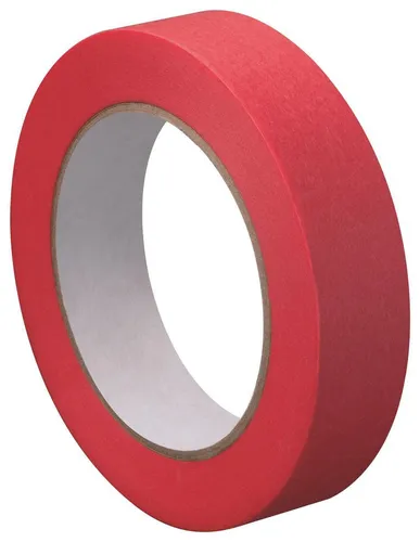 Washi Tape STRONG Abklebeband ROT Malerband Goldband Krepp Fineline 50 m x 25 mm