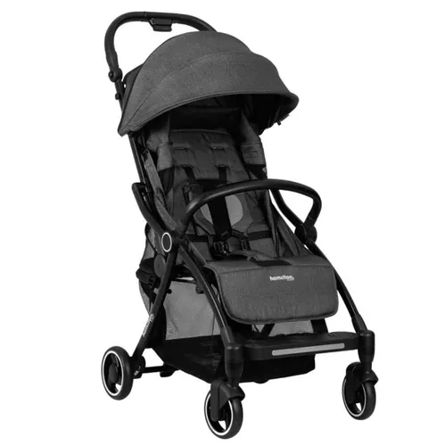 Hamilton by Yoop XL Kinderwagen – Premium Buggy mit MagicFold™ - Buggys mit extra großem Gepäckraum von 50 Litern, verstellbarem Griff für alle Körpergrößen und innovativem MagicFold System für einfache Einhand-Faltung.