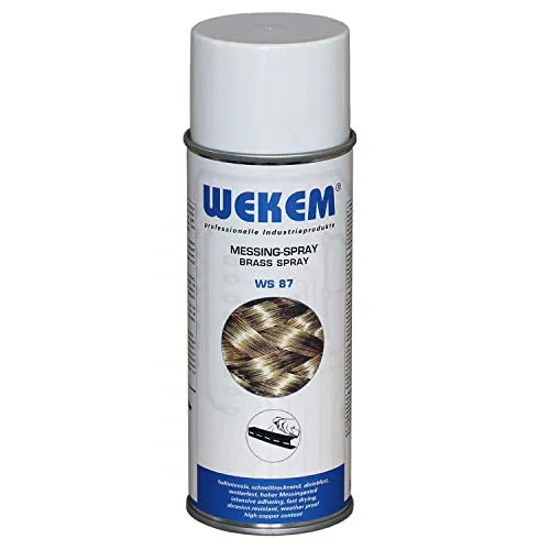 1x 400ml Wekem Messing-Spray WS87