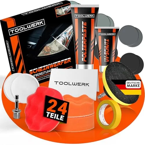 Produktbild TOOLWERK® Scheinwerfer Aufbereitung Set [24 Teile]
