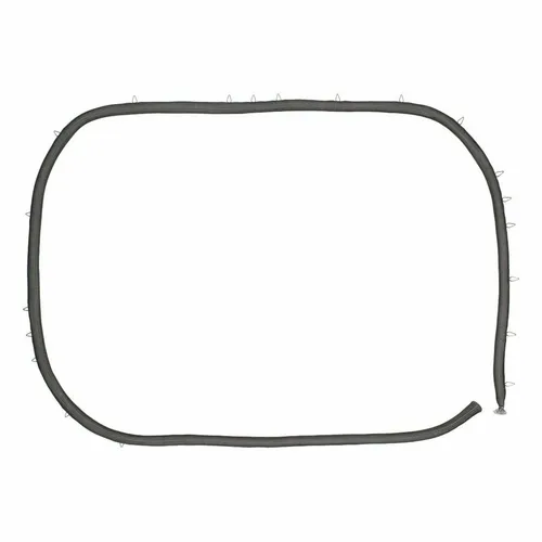 Türdichtung kompatibel mit AEG 561046806/7 für Backofen Herd