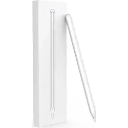 Stylus Pen für Apple iPad 2018-2023 - Weiß - Touchscreen-Stift für Apple iPads, mit USB-Ladefunktion und schocksicherem Design für präzises Zeichnen und Schreiben.
