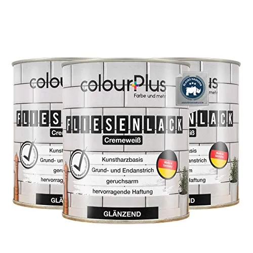 ColourPlus Fliesenlack Badezimmer 3 x 750 ml