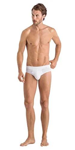 HANRO Herren Slip, White, XL