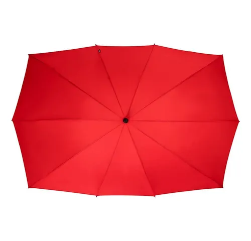 von Lilienfeld Langregenschirm Partnerschirm XXL - 2-Personen Schirm in Rot - Stockschirme, ideal für Hochzeiten oder romantische Ausflüge, mit einer großzügigen Größe von 148 cm x 99 cm für perfekten Schutz zu zweit.