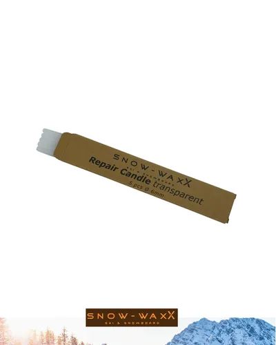 Snow-WaxX Repair Candle transparent 5 Stück Ø6 mm | Reparaturstick Belagsschäden