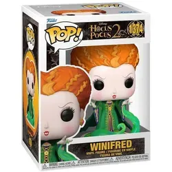 Hocus Pocus 2 - Winifred Funko Pop! Vinyl Figur - Actionfigur der ikonischen Winifred Sanderson aus Disney's Hocus Pocus 2, perfekt für Sammler und Fans. Hochwertige Vinylkonstruktion und detailgetreue Gestaltung machen sie zum idealen Gesprächsstarter.