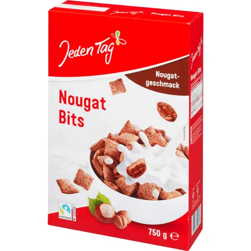 Jeden Tag Nougat Bits Getreidekissen 750g