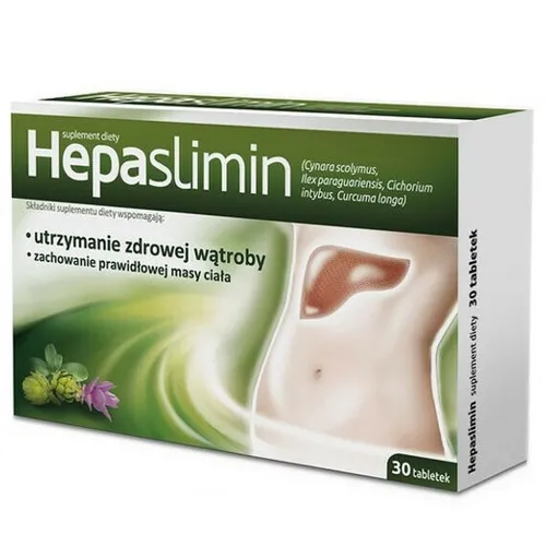 Produktbild Aflofarm HEPASLIMIN 30 Tabletten  Nahrungsergänzungsmittel