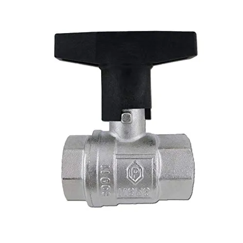 Messing Kugelhahn 2 Zoll DN50 mit ISO-T-Griff - Ventile: Robuster Kugelhahn aus Messing für zuverlässige Absperrung und einfache Handhabung dank ISO-T-Griff.