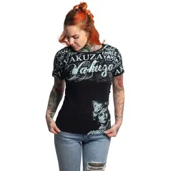 Yakuza Damen Catz Urban Crew Neck T-Shirt von Yakuza