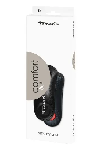 Tamaris Fußbetteinlage Vitality Slim - Kurzes Lederfußbett