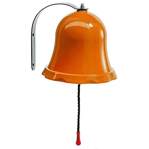 Spielzeug Glocke für Kinderspielhaus und Spielturm Orange Zubehör Spielhaus Stelzenhaus