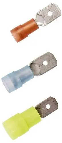 LAPP 63101080 Flachsteckhülse Steckbreite: 6.3 mm Steckdicke: 0.8 mm 180 ° Teilisoliert Blau 100 St.