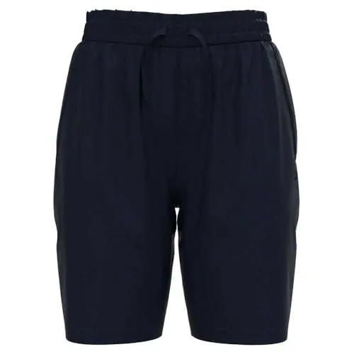 Odlo Damen Essential Shorts Größe S - Blau - Wanderhosen aus leichtem Stretchmaterial, ideal für Wandern, Reisen und den Alltag, bieten Komfort und Bewegungsfreiheit.