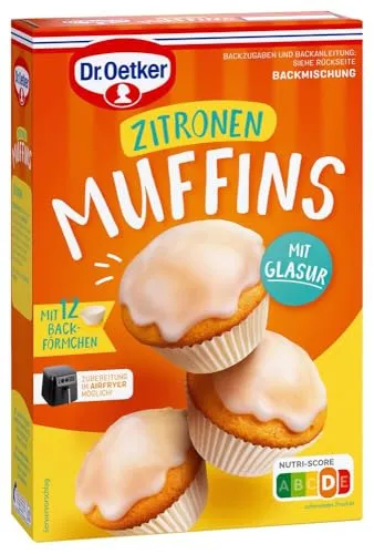 Dr. Oetker Zitronen Muffins Backmischung, 415 g von Dr. Oetker