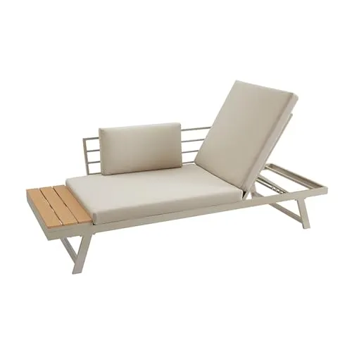 riess-ambiente Loungesofa MODULAR MIAMI 230cm - Wetterfeste Outdoor-Liege für Balkon, Terrasse und Garten, mit verstellbarem Kopfteil für höchsten Komfort und langlebigem, pflegeleichtem Material.