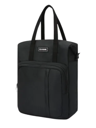 Dakine Campus Hybrid 26l Rucksack Schwarz - Vielseitiger Rucksack und Tragetasche in einem, gefertigt aus robustem recyceltem Polyester, mit gepolstertem Laptopfach und praktischen Außentaschen für optimale Organisation.