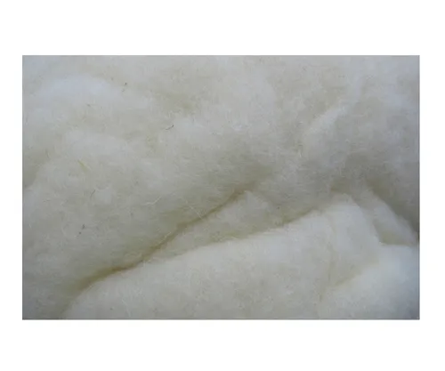 Füllwatte aus 100% Schafschurwolle, Natur, 500g, fein, Schurwolle, Bastelwatte