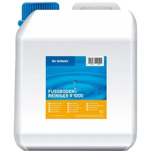 Dr.Schutz Bodenpflege R1000, Konzentrat - Wischpflege für alle Hartböden, reinigt und schützt in einem Arbeitsgang. Ideal für Reinigungsautomaten, mit rutschhemmendem und antistatischem Pflegefilm.