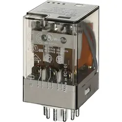 Finder - 60.13.8.006.0040 Steckrelais 6 V/ac 10 A 3 Wechsler 1 St.